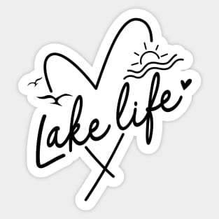 Lake life Sticker